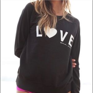 Spiritual Gangster Love Heart Shrunken Sweatshirt Black
Medium / Vintage Black